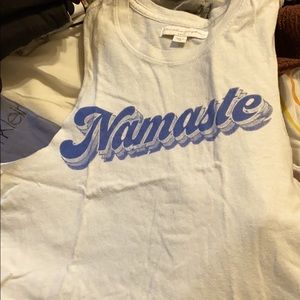 Spiritual gangster crop tank white (used)